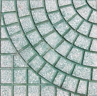 Gạch lát Terrazzo 400×400 (mm) – DP-40-124 – xanh