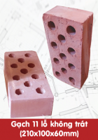 Gạch 11 Lỗ Không Trát